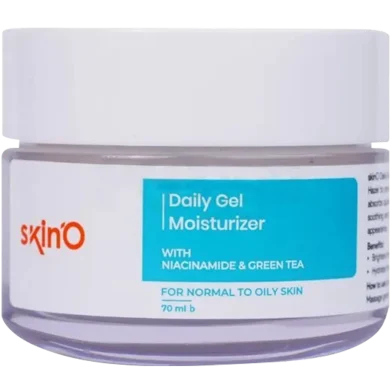 Skin'O Daily Gel Moisturizer With Niacinamide And Green Tea 70ml - Rokomari product
